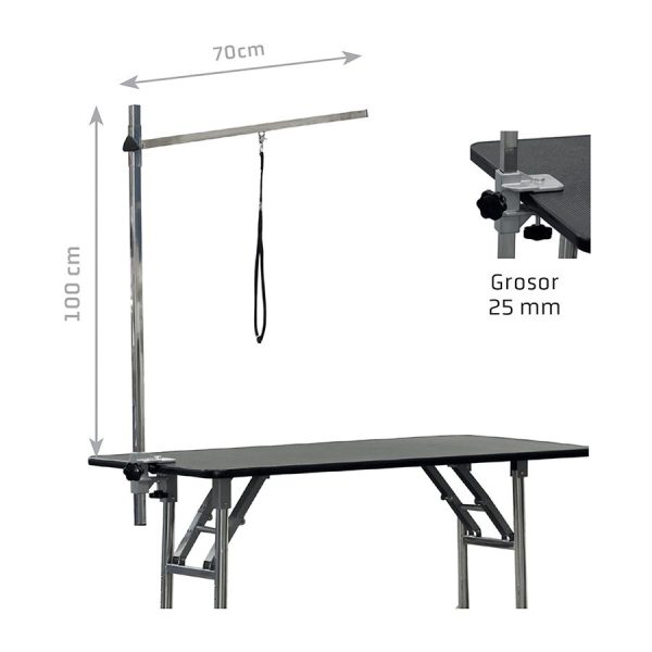 Brazo Artero Individual Grande de 100 cm extensible, con 4 colgadores móviles y máxima estabilidad.